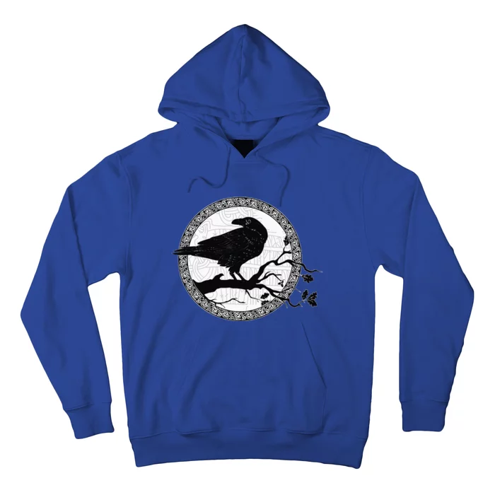 Celtic Raven Viking Wisdom Tattoo Art Hoodie