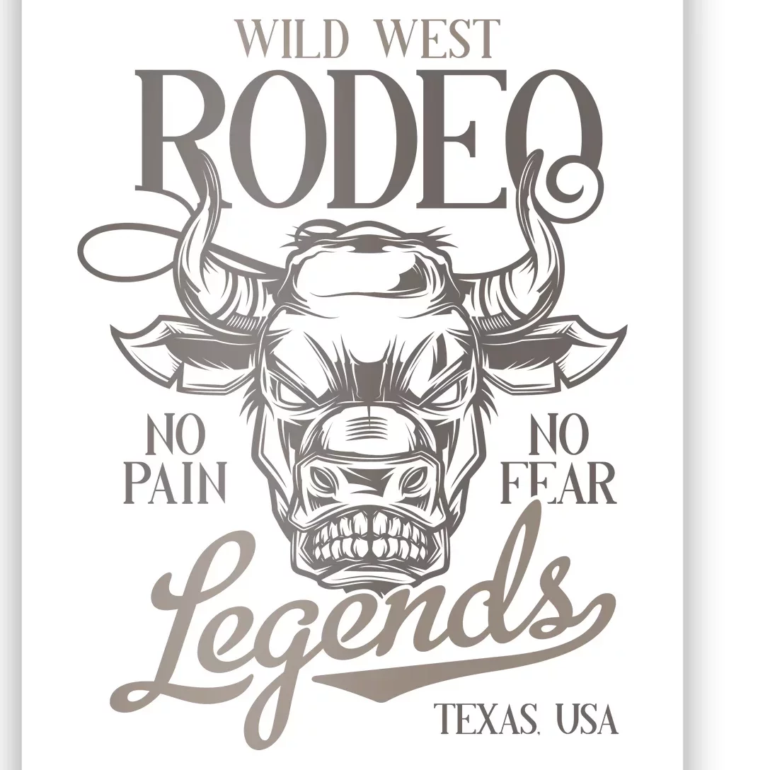 Cowboy Rodeo Wild West Texas Poster