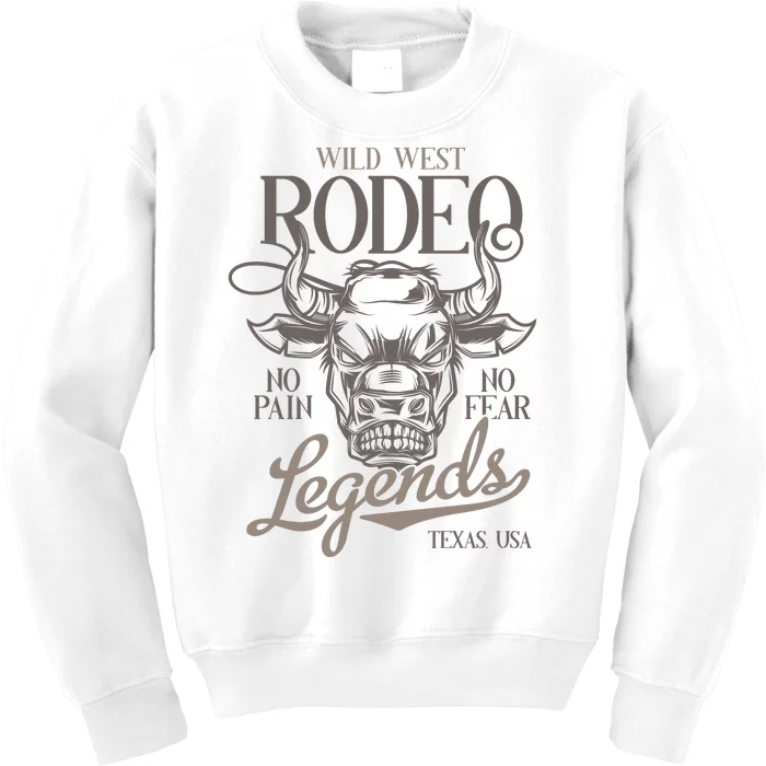 Cowboy Rodeo Wild West Texas Kids Sweatshirt