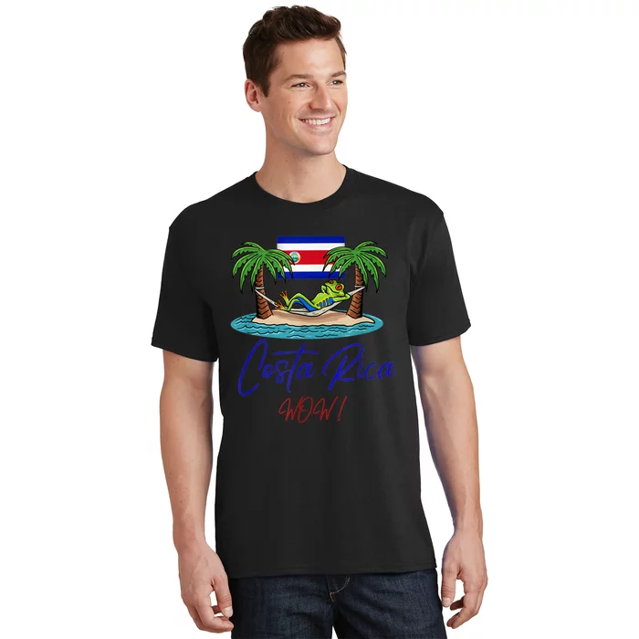 Costa Rica Wow Costa Rican Flag T-Shirt