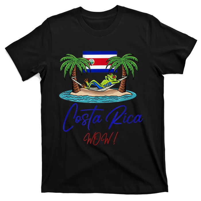 Costa Rica Wow Costa Rican Flag T-Shirt