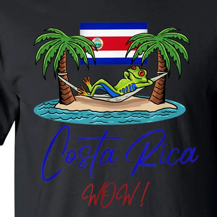 Costa Rica Wow Costa Rican Flag Tall T-Shirt