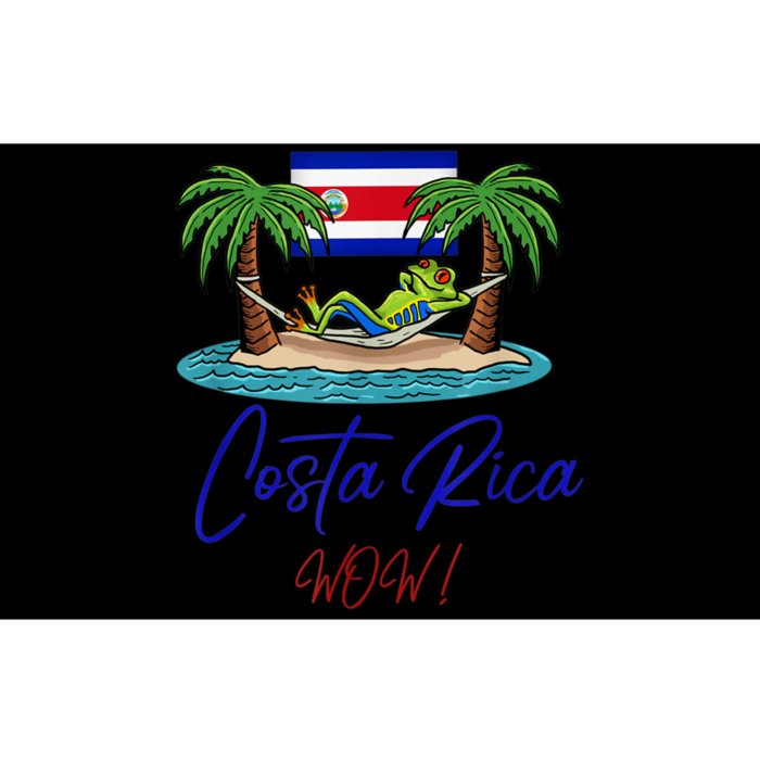 Costa Rica Wow Costa Rican Flag Bumper Sticker