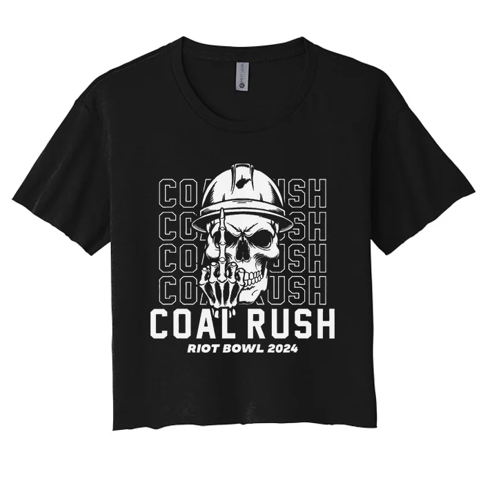 Coal Rush West Virginia Women's Crop Top Tee