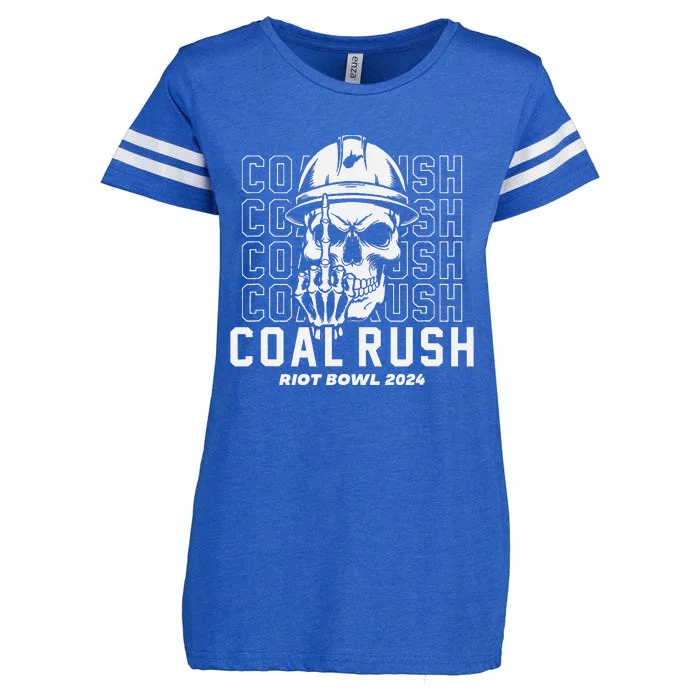 Coal Rush West Virginia Enza Ladies Jersey Football T-Shirt