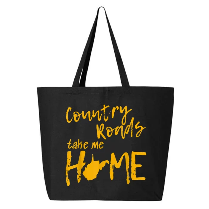 Country Roads West Virginia Map Take Me Home WV 304 25L Jumbo Tote