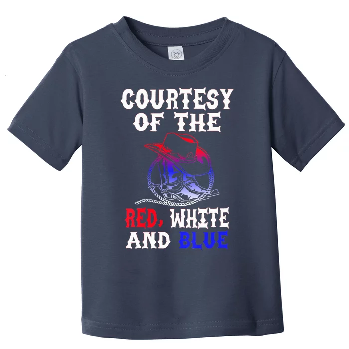 Courtesy Red White And Blue Toddler T-Shirt