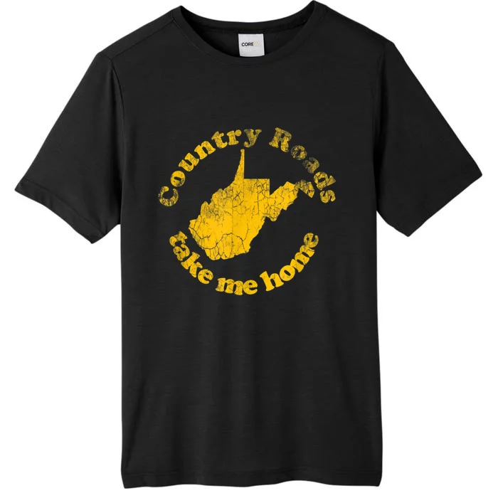 Country Roads West Virginia Take Me Home ChromaSoft Performance T-Shirt