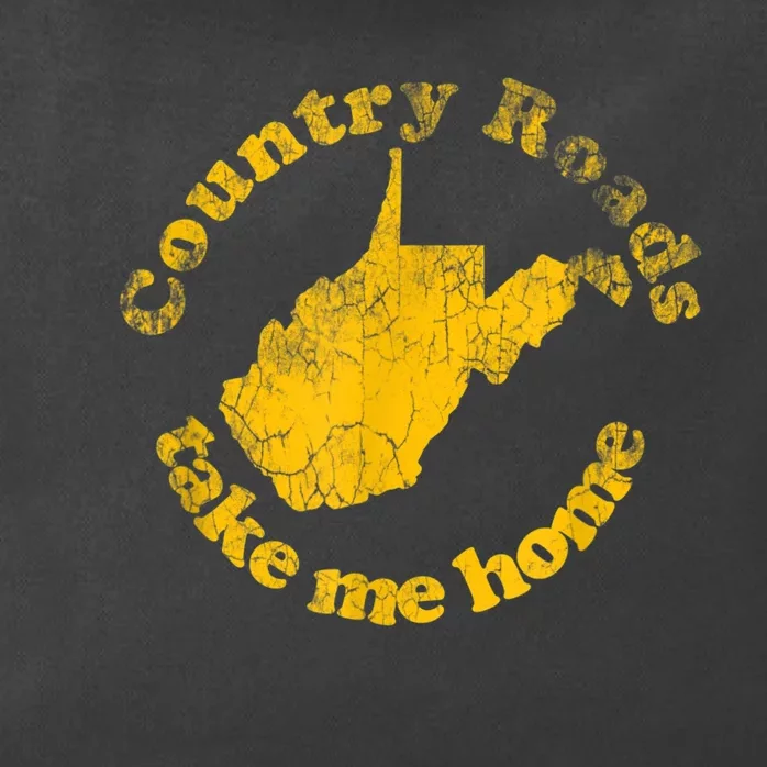 Country Roads West Virginia Take Me Home Zip Tote Bag