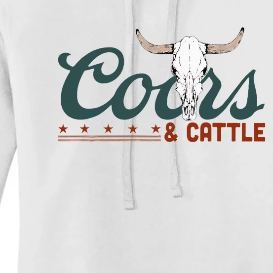 Cattle Rodeo Western Cowboy Women's Pullover Hoodie