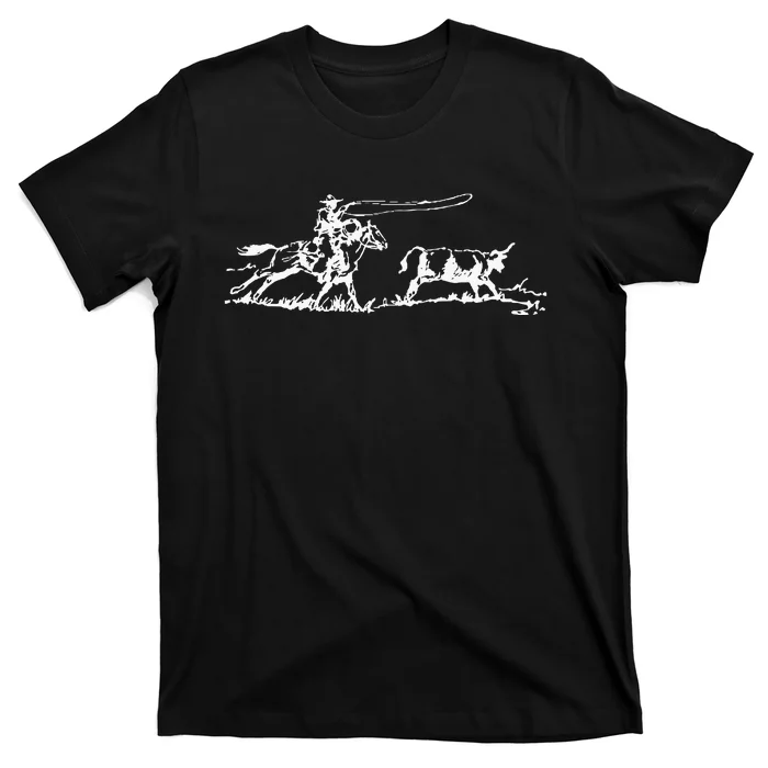 Cowboy Roping Western Cowboy Roping T-Shirt