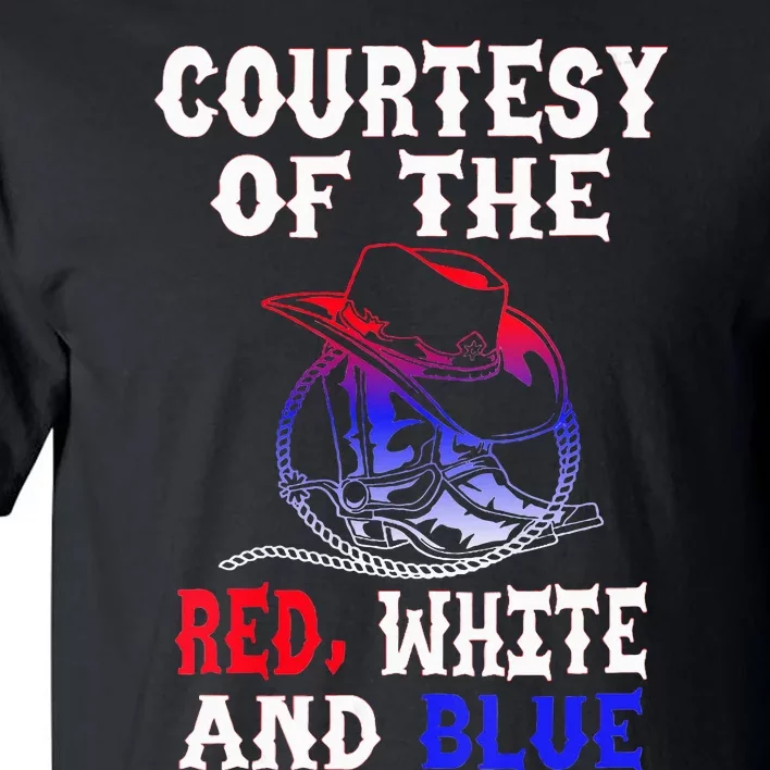 Courtesy Red White And Blue Tall T-Shirt