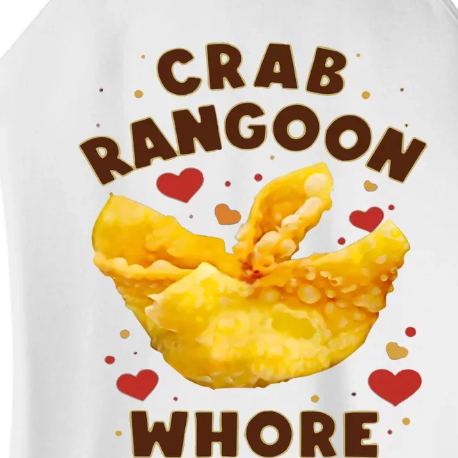 Crab Rangoon Whore Women’s Perfect Tri Rocker Tank