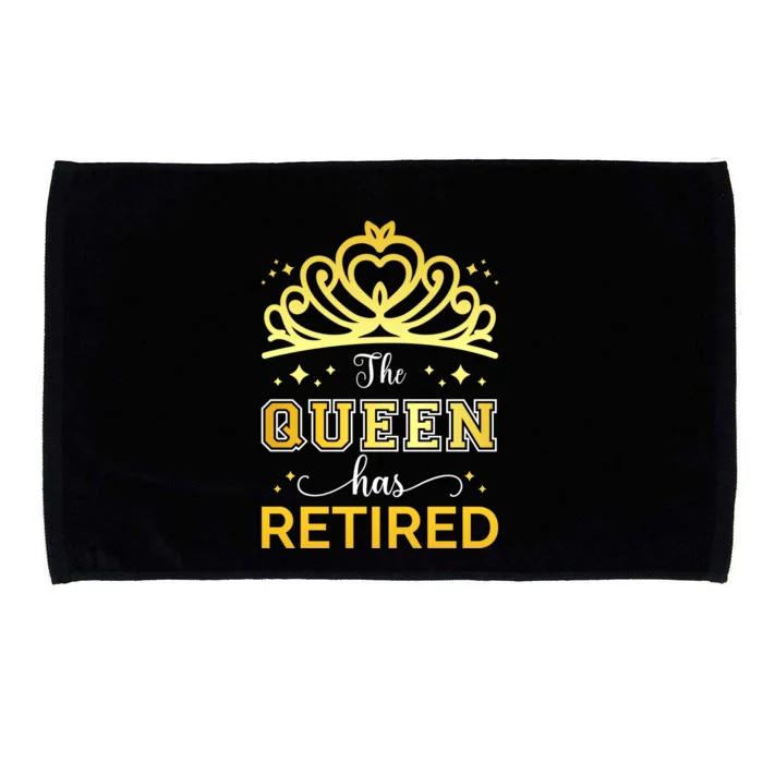 Cute Retired Woman Queen Has Retired Legend Microfiber Hand Towel