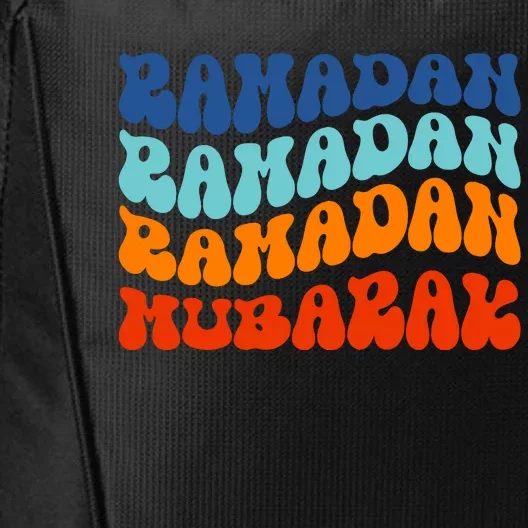 Cool Ramadan Wavy City Backpack