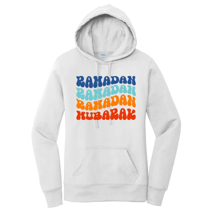 Cool Ramadan Wavy Women's Pullover Hoodie