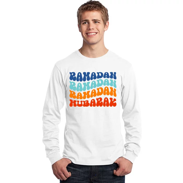 Cool Ramadan Wavy Tall Long Sleeve T-Shirt