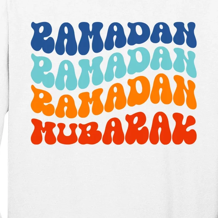 Cool Ramadan Wavy Tall Long Sleeve T-Shirt