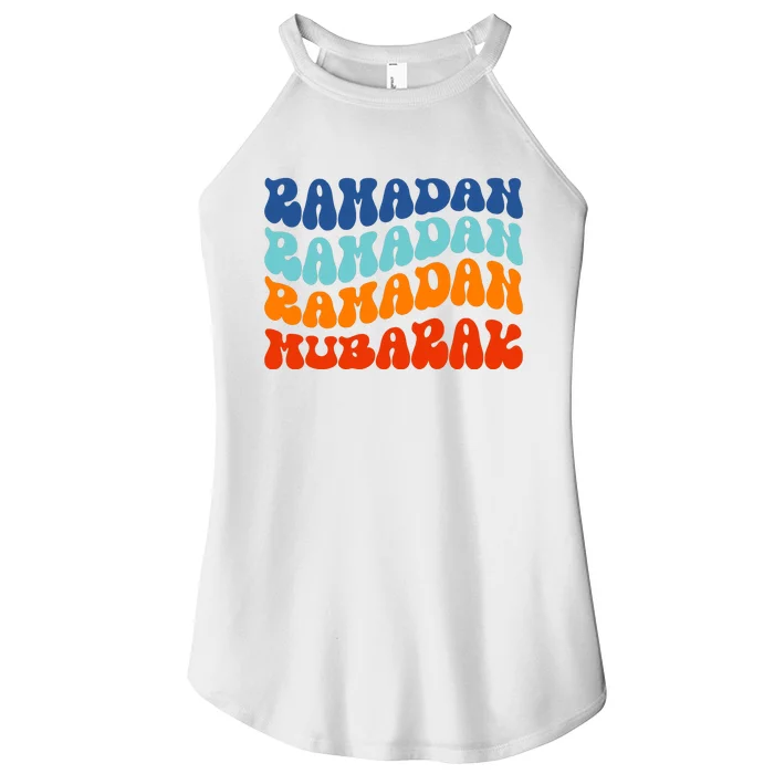 Cool Ramadan Wavy Women’s Perfect Tri Rocker Tank