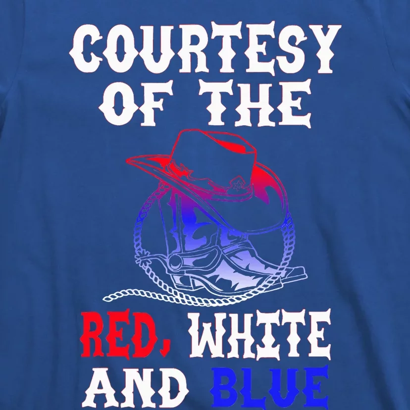 Courtesy Red White And Blue T-Shirt