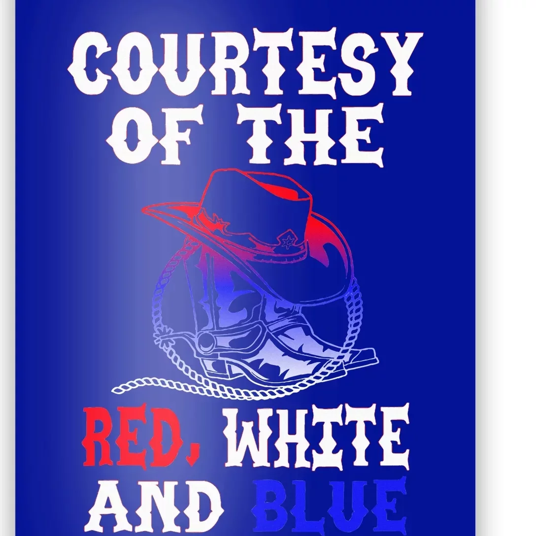 Courtesy Red White And Blue Poster