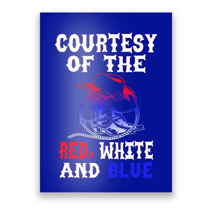 Courtesy Red White And Blue Poster