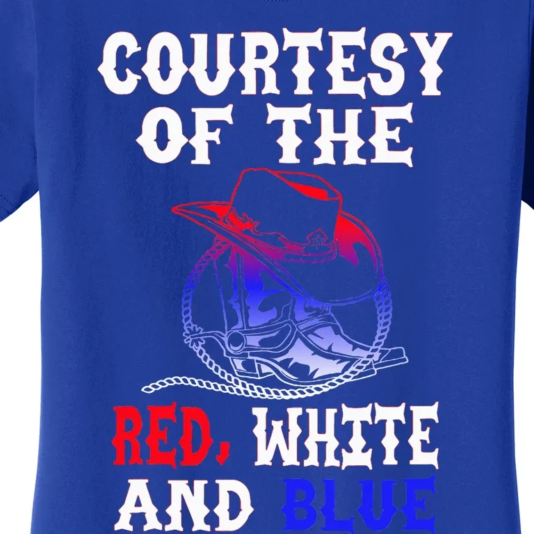 Courtesy Red White And Blue Women's T-Shirt