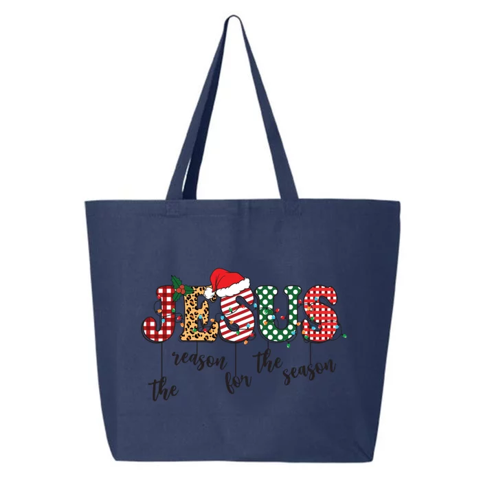 Christian Religious Xmas Jesus Is The Reason For The Season Great Gift 25L Jumbo Tote