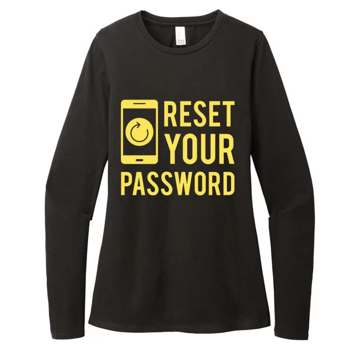 Cool Reset Your Password System Administrators Gift Womens CVC Long Sleeve Shirt