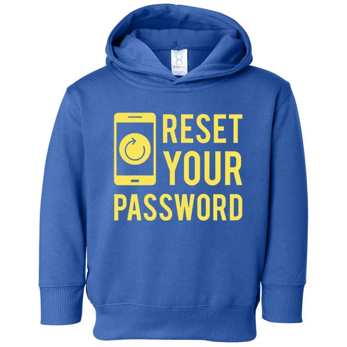 Cool Reset Your Password System Administrators Gift Toddler Hoodie