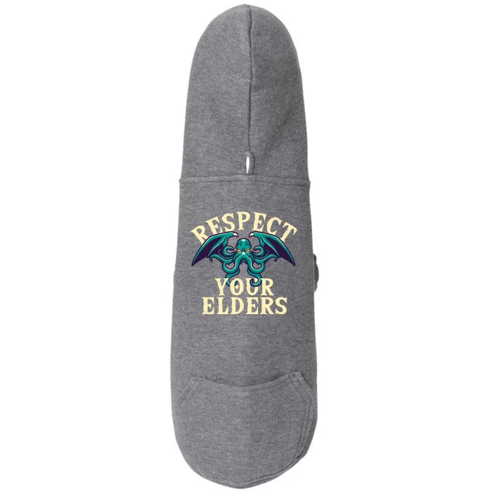 Cthulhu Respect Your Elders Doggie 3-End Fleece Hoodie