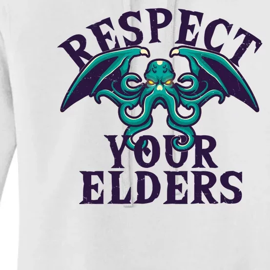 Cthulhu Respect Your Elders Women's Pullover Hoodie