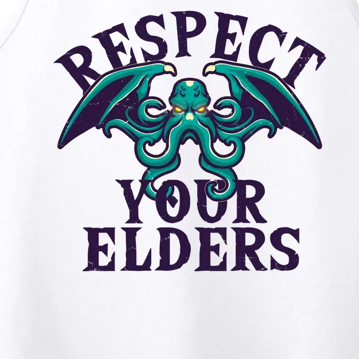 Cthulhu Respect Your Elders Performance Tank