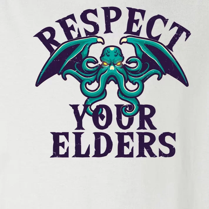 Cthulhu Respect Your Elders Toddler Long Sleeve Shirt