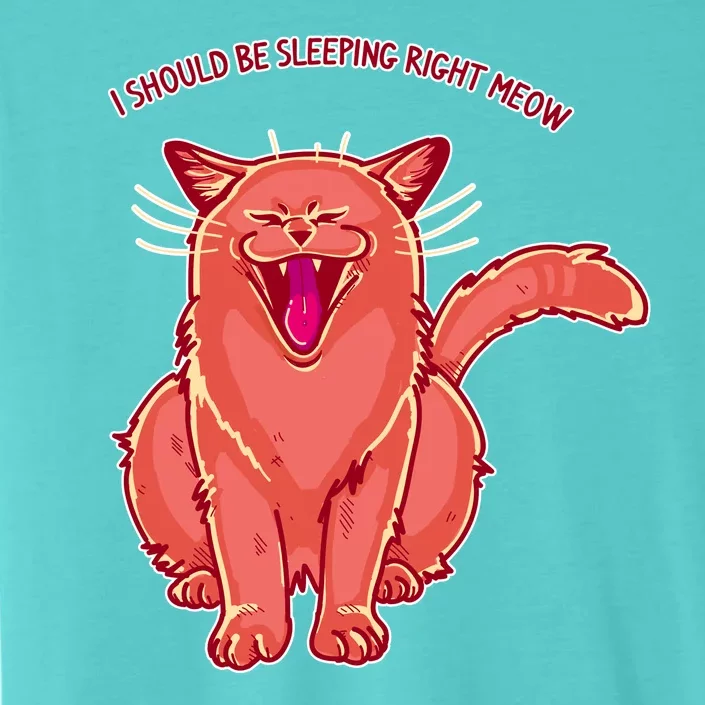 Crying Cat I should Be Sleeping ChromaSoft Performance T-Shirt