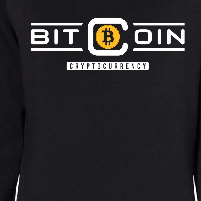 Crypto Bitcoin Womens California Wash Sweatshirt