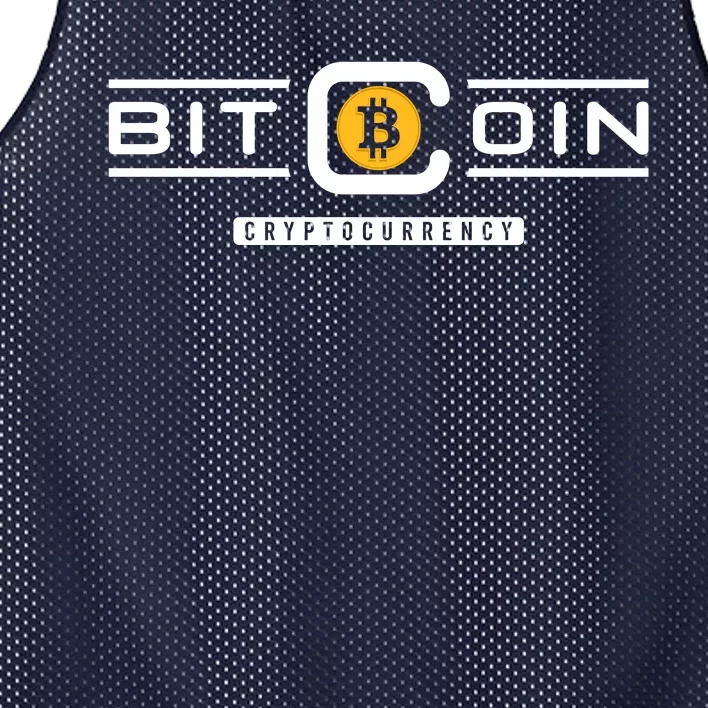 Crypto Bitcoin Mesh Reversible Basketball Jersey Tank