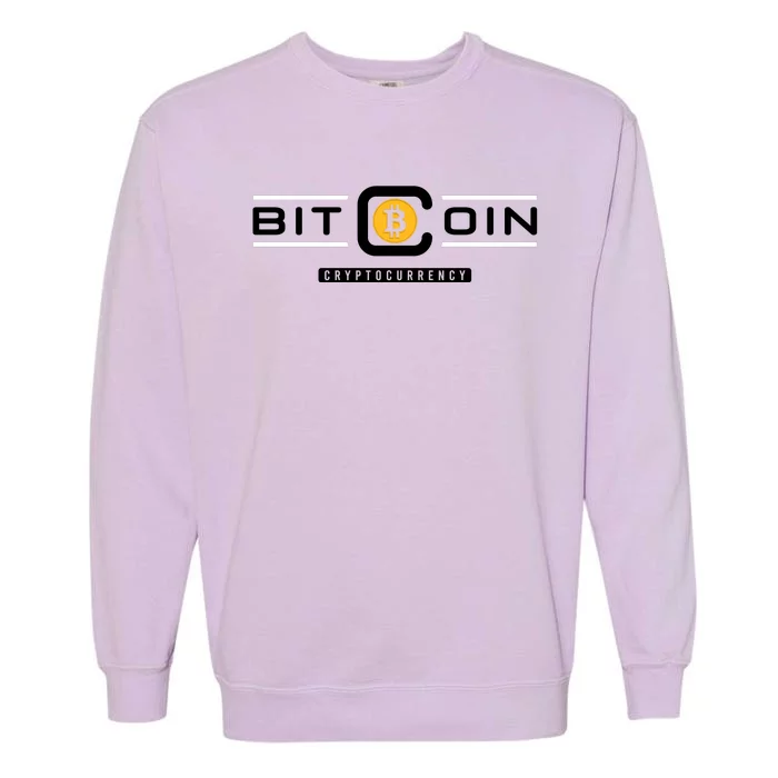 Crypto Bitcoin Garment-Dyed Sweatshirt