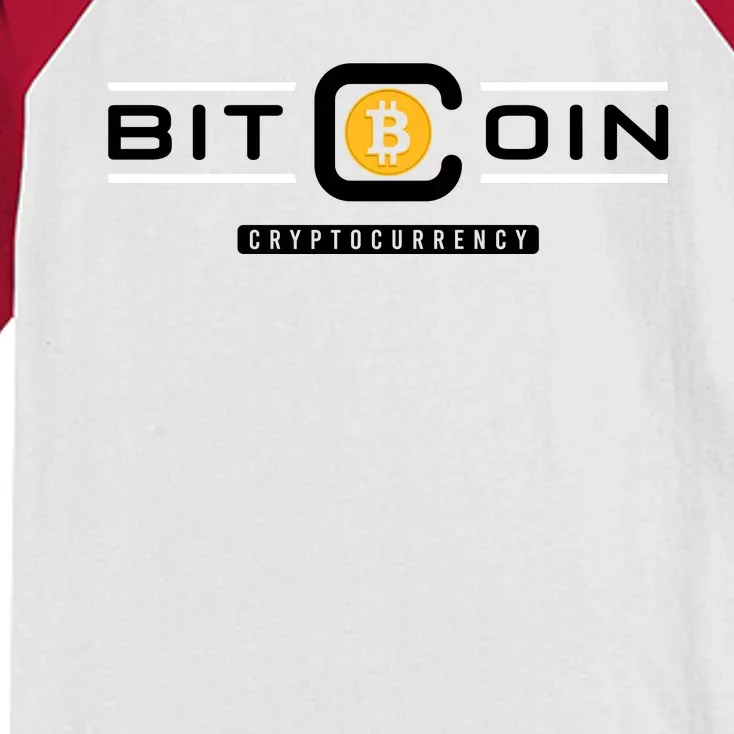 Crypto Bitcoin Kids Colorblock Raglan Jersey