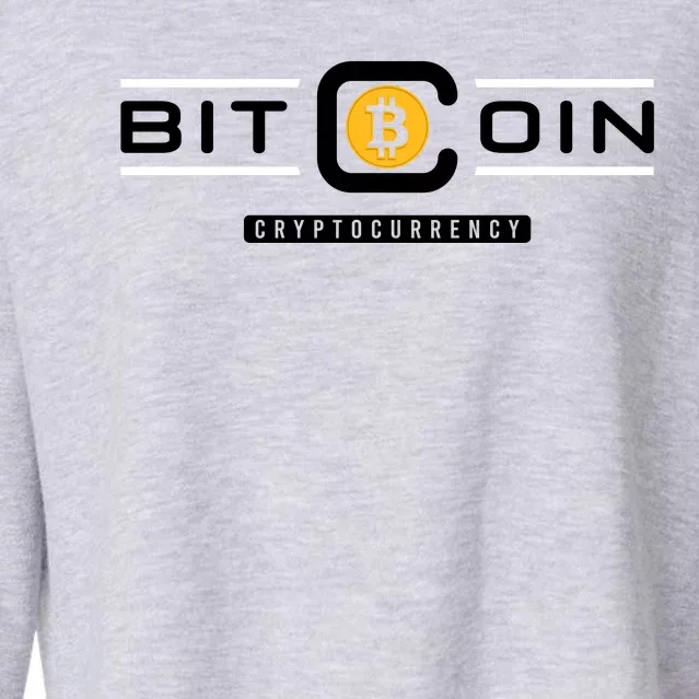 Crypto Bitcoin Cropped Pullover Crew