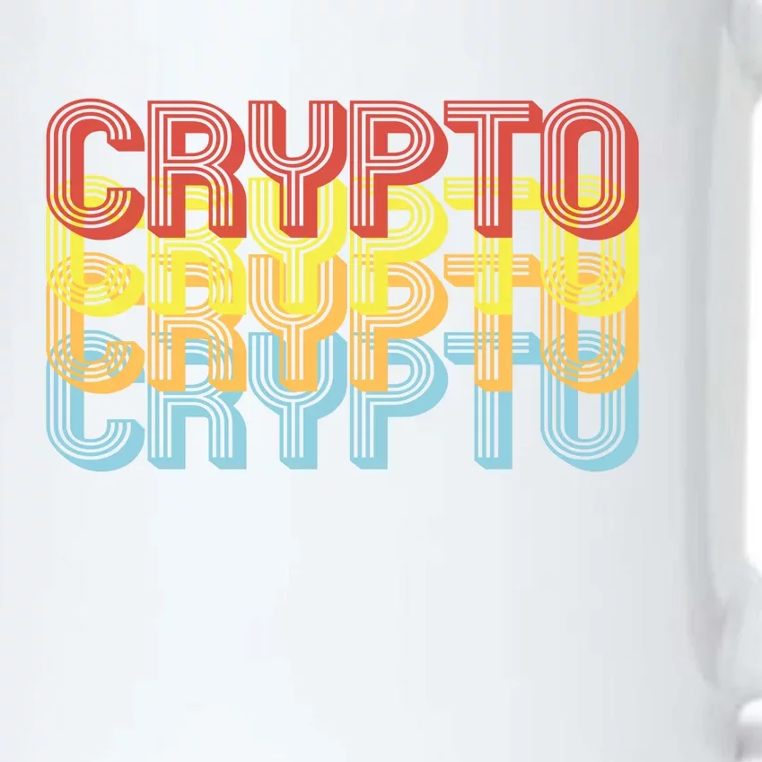 Crypto Crypto Crypto Crypto Retro Style Black Color Changing Mug