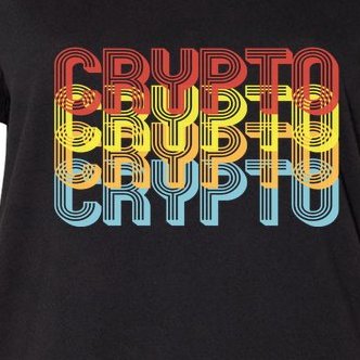 Crypto Crypto Crypto Crypto Retro Style Women's V-Neck Plus Size T-Shirt