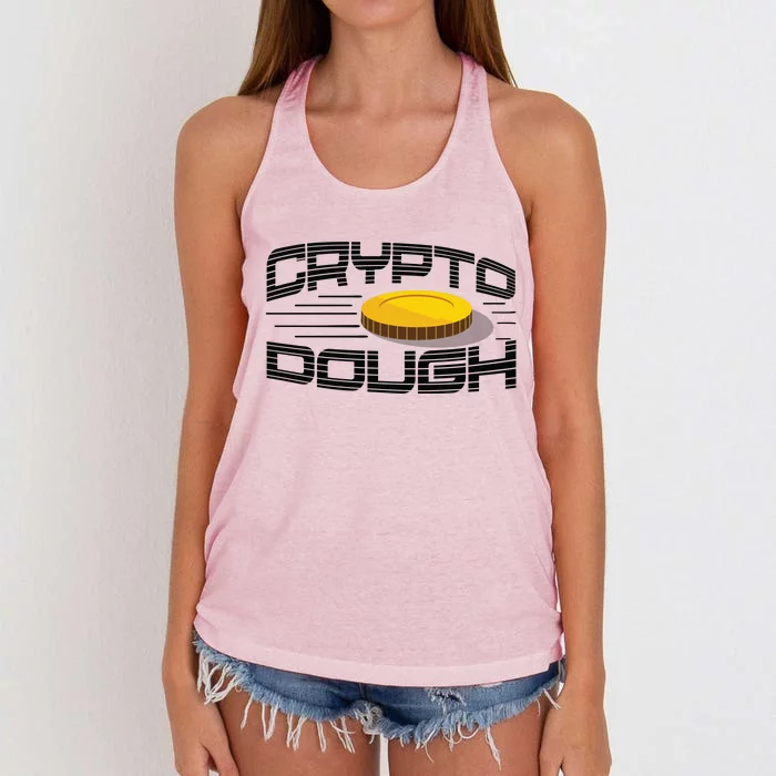 Crypto Dough Women's Knotted Racerback Tank