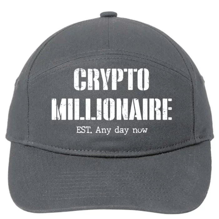 Crypto Millionaire Est. Any Day Now 7-Panel Snapback Hat