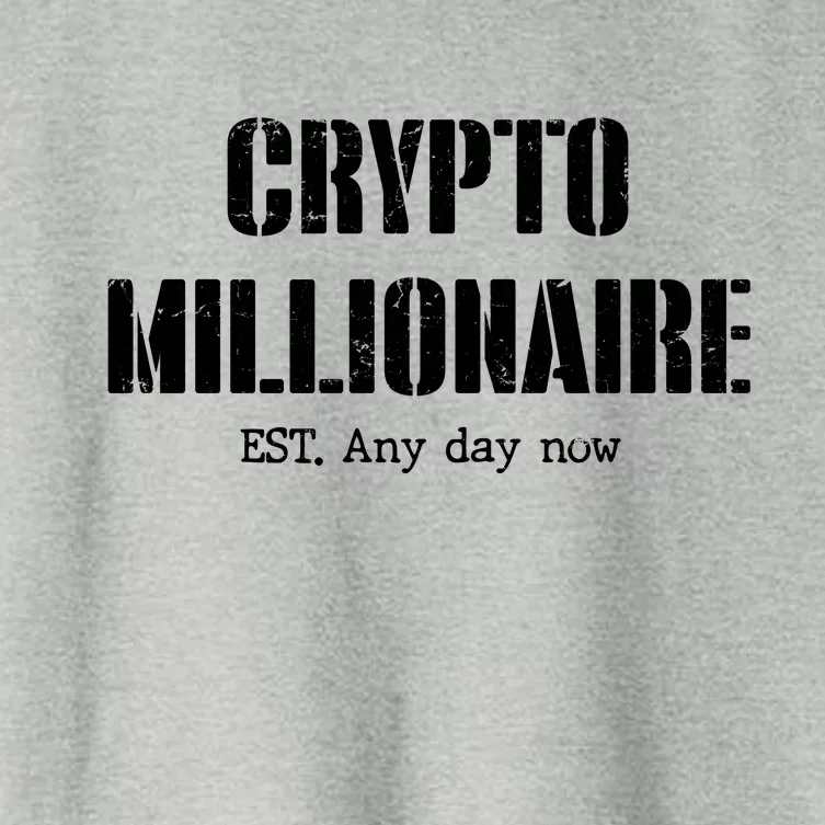 Crypto Millionaire Est. Any Day Now Women's Crop Top Tee