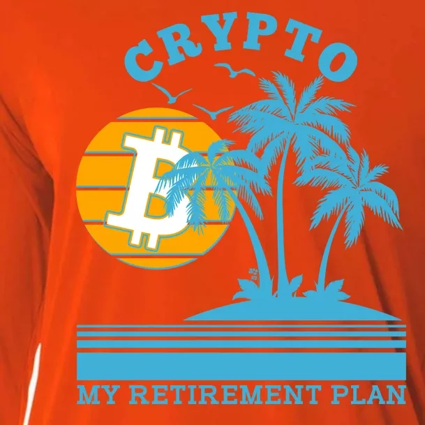 Crypto My Retirement Plan Cooling Performance Long Sleeve Crew