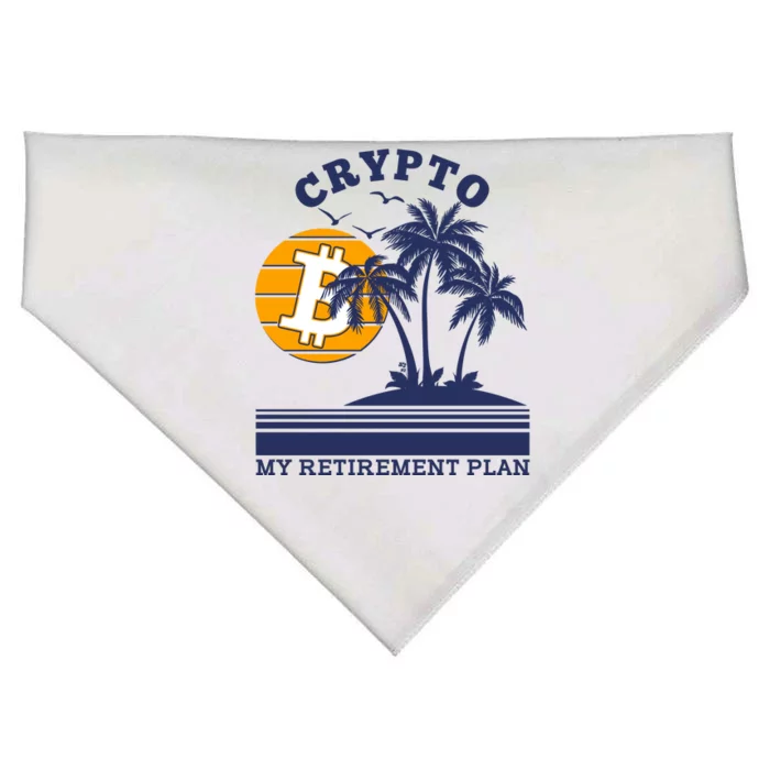 Crypto My Retirement Plan USA-Made Doggie Bandana