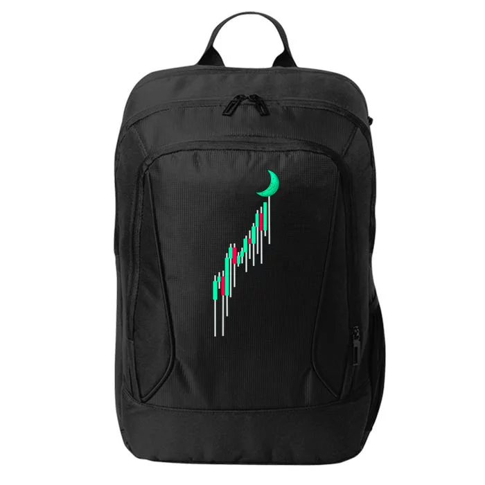 Crypto To The Moon Trading Hodl Stock Chart City Backpack