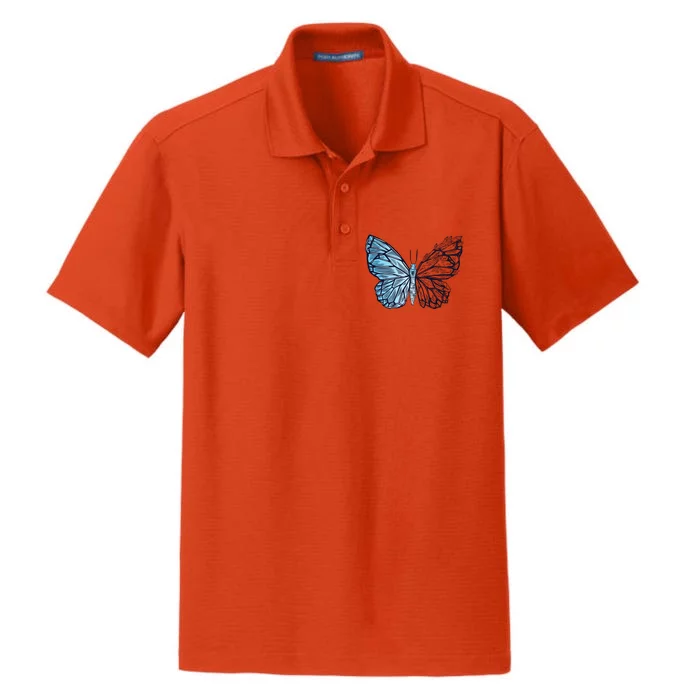 Crystal Butterfly Dry Zone Grid Performance Polo