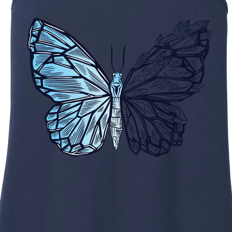 Crystal Butterfly Ladies Essential Tank